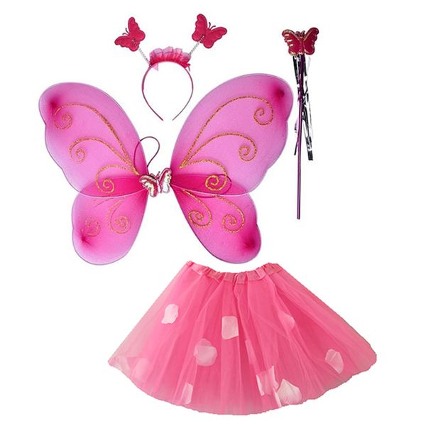 Hot Pink Butterfly and Flower Tutu Combo