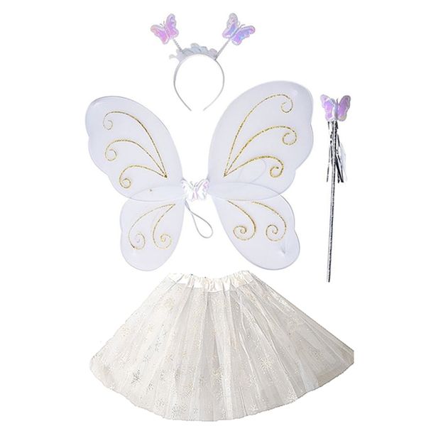 White Butterfly and Frozen Tutu Combo