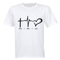 Faith. Hope. Love Unisex T-Shirt - White | Buy Online in South Africa ...