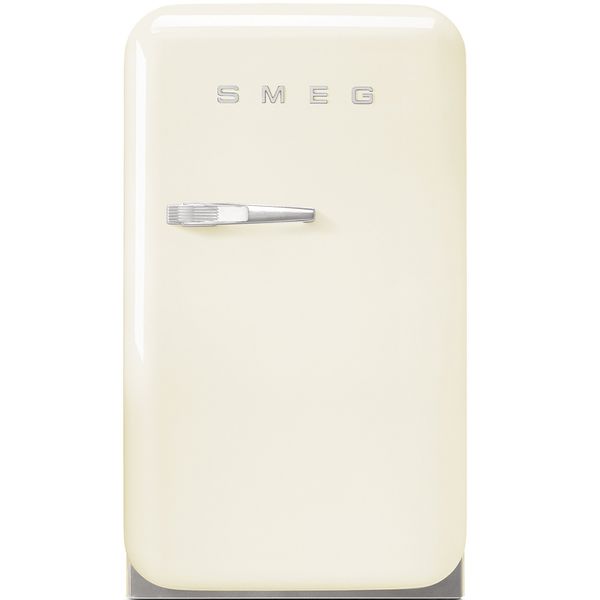 Smeg 40cm Vintage Cream Retro Mini-Cooler (Right Hinge) - FAB5RCR