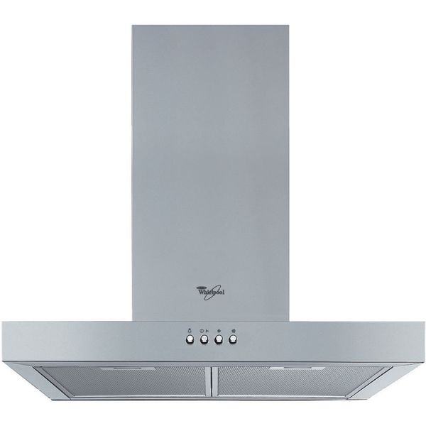 Whirlpool 60cm Wall Mounted Stainless Steel Cooker Hood - AKR 558/2 IX