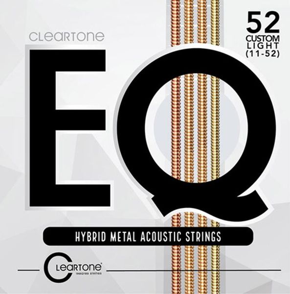 Cleartone Acoustic Guitar Strings - EQ Hybrid Metal Custom Light 11-52