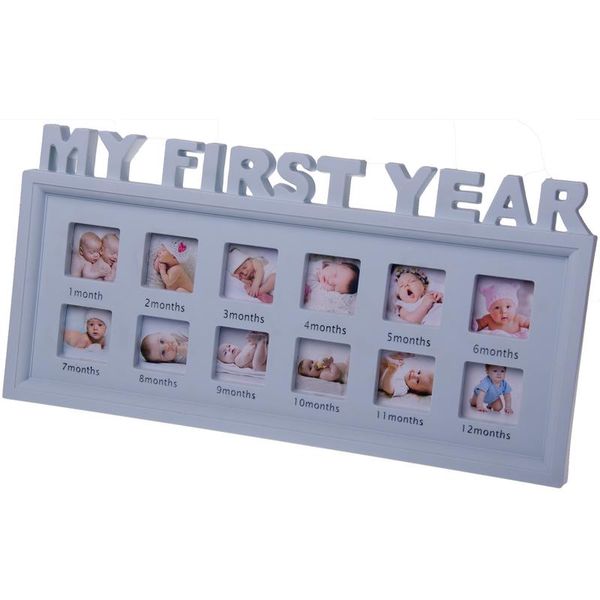 My First Year Picture Frame - Blue