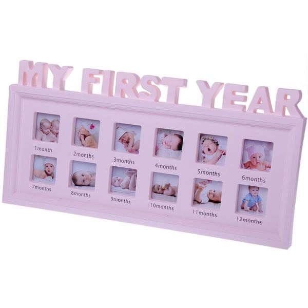 My First Year Picture Frame - Pink