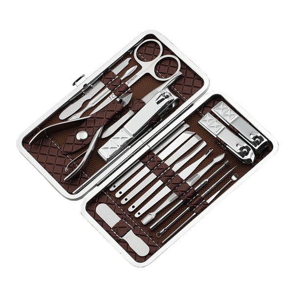 Nail &amp; Scissors Grooming Kit - Brown image