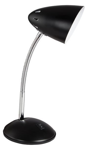 Metal Desk Lamp with Gooseneck Arm and On/Off Switch TL184 - Black