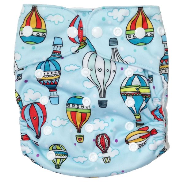 Cloth Nappy (All-In-One) - Balloons