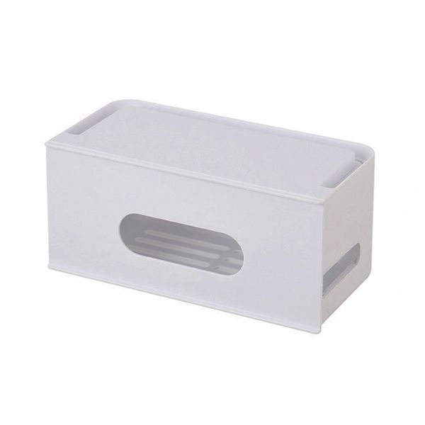 Cable Management Box Organizer - Gray