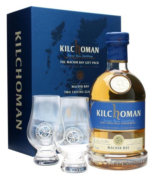 Kilchoman - Machir Bay Islay Single Malt Scotch Gift Set - 750ml