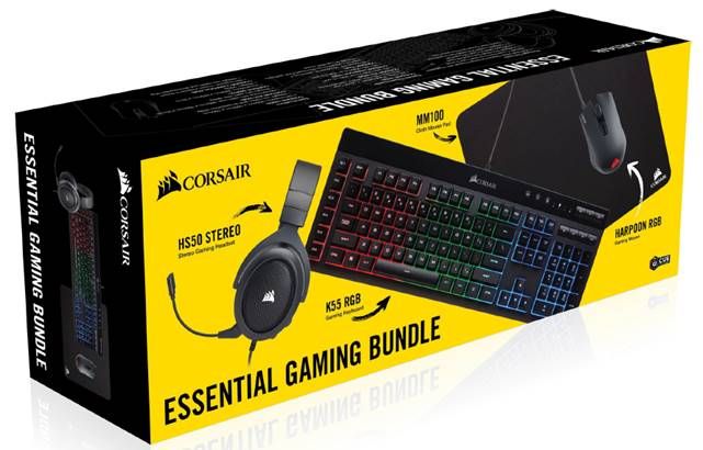 Corsair Essential Gaming headphone Bundle