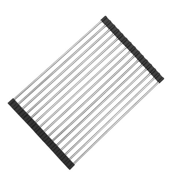 Multipurpose Roll-Up Dish Drying Rack