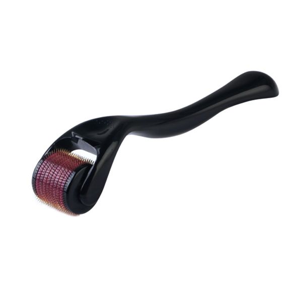 540 Titanium Microneedle Derma Roller 1.0mm Black &amp; Purple