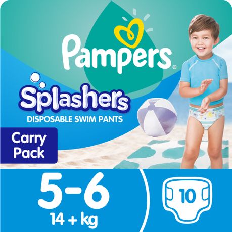 pampers splashers size 6