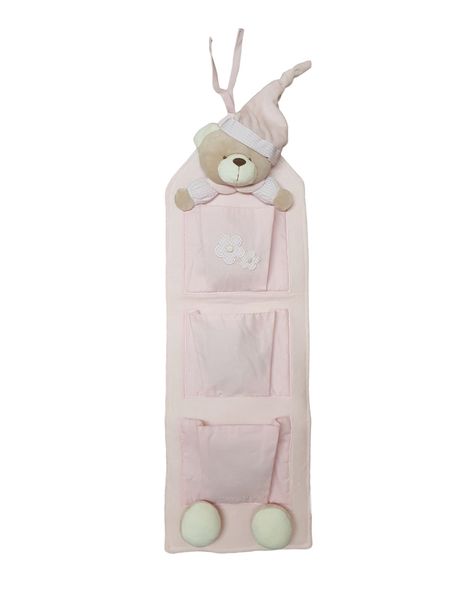 FlyByFly 3 Pocket Bear Storage Organizer - Pink