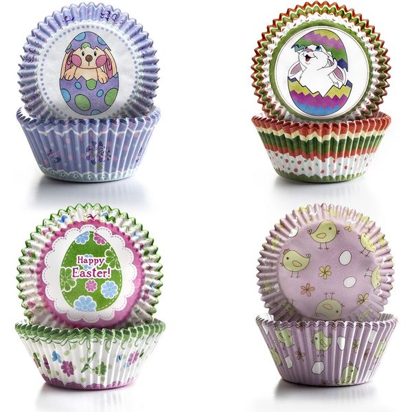 Ibili - Disposable Easter Baking Cups - Set Of 100 - 7.5cm