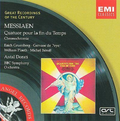 Gervase De Peyer - Messiaen: Quartet For The End Of Time (CD)