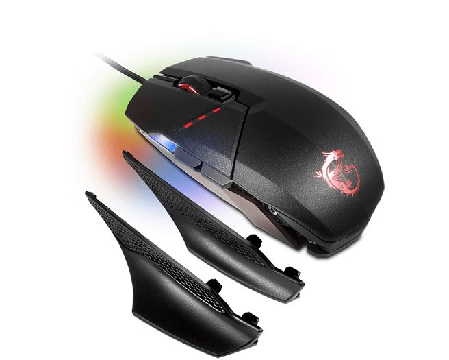 MSI: Clutch GM60 Gaming Mouse - Wired Optical