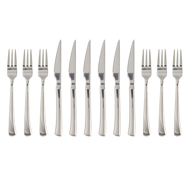 Amefa - Chuletero 12 Piece Stainless Steel Steak Set
