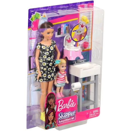 barbie skipper babysitter potty training