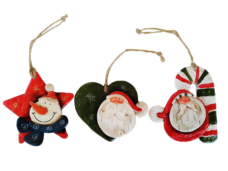 3pc Hanging Christmas Decorations - Set A