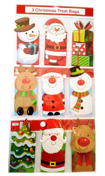 9 Christmas Treat Bags - Small