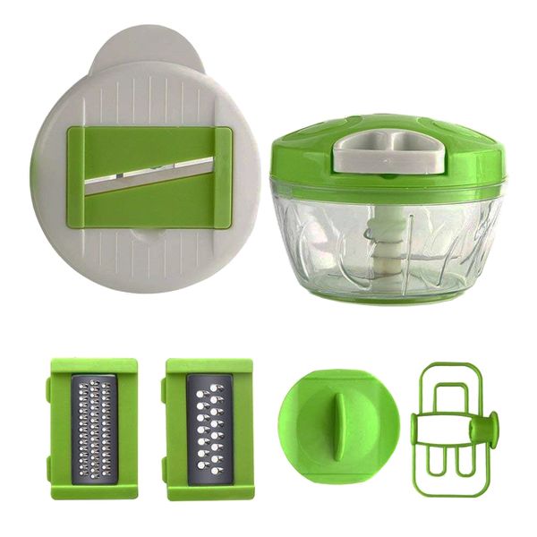 6-in-1 Multipurpose Hand Pull Vegetable Chopper