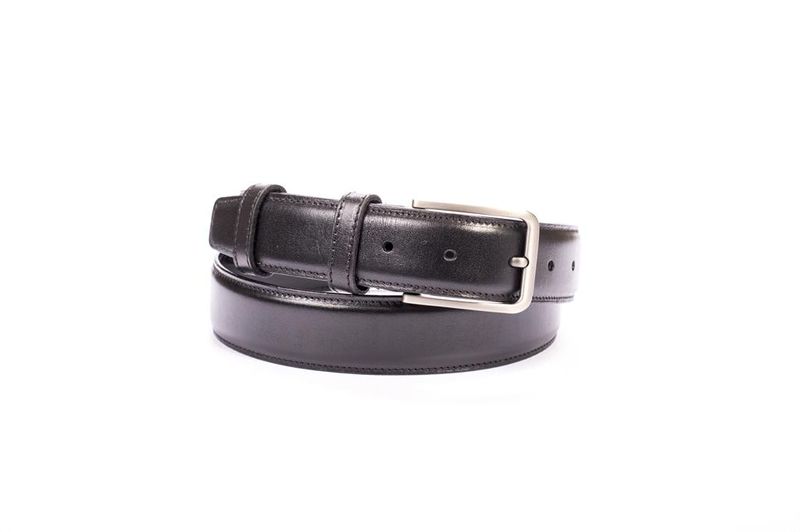 Carrera Men’s Leather Belt- W788 - Brown (Size: 36)