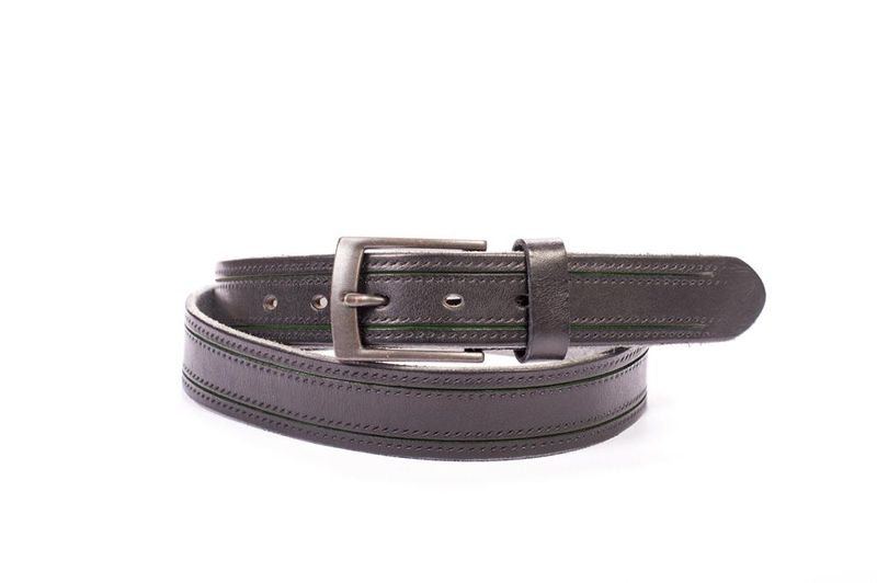 Carrera Men’s Leather Belt- W790 - Brown (Size: 36)