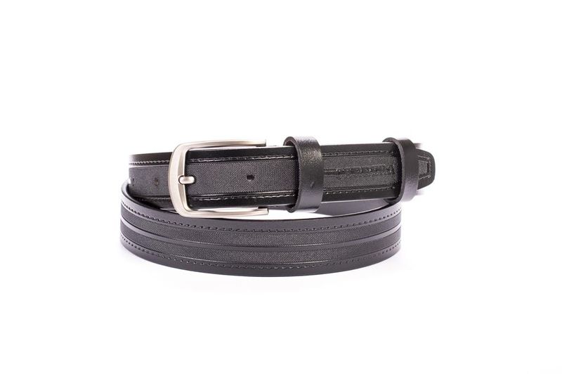 Carrera Men’s Leather Belt- W818 - Brown (Size: 36)