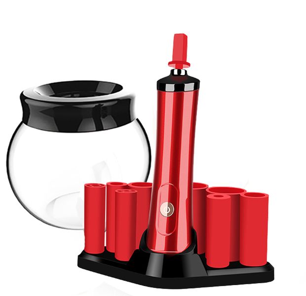 Electric Makeup Brush Cleaner and Dryer- Red