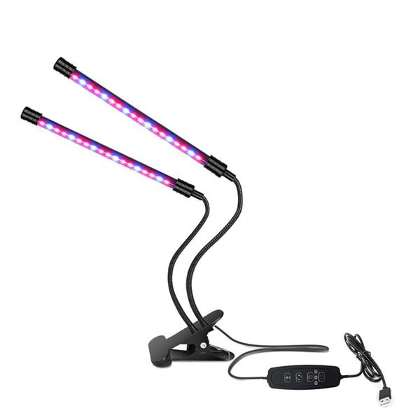 20W LED Dual Head Timing Plant Growing Lamp for Indoor Plants