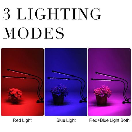 20W LED Dual Head Timing Plant Growing Lamp for Indoor Plants