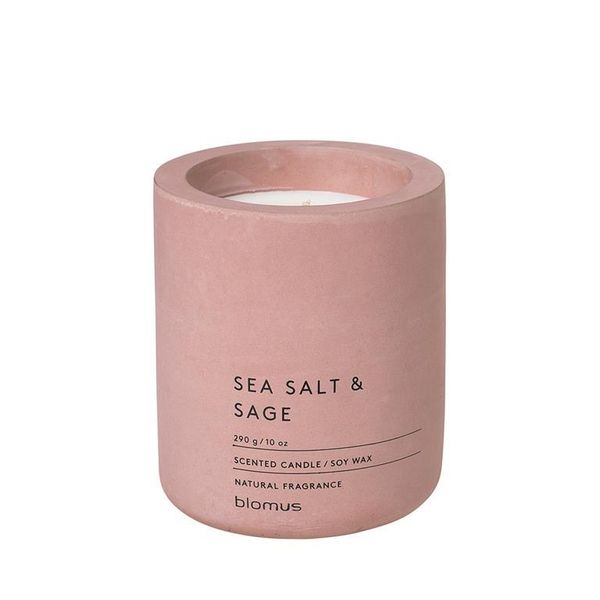 blomus Scented Candle in Container Sea Salt and Sage Pink FRAGA Large