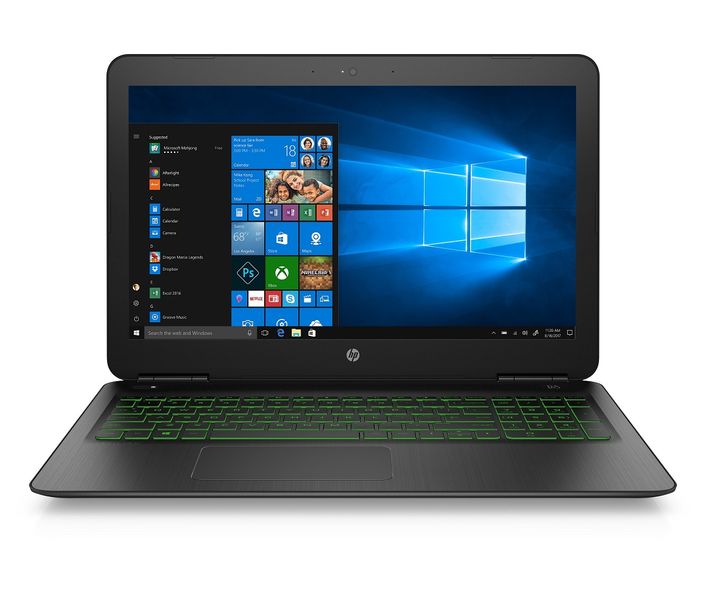 HP Pavilion 15 15.6", 8th gen Core i7 Gaming Notebook - Black