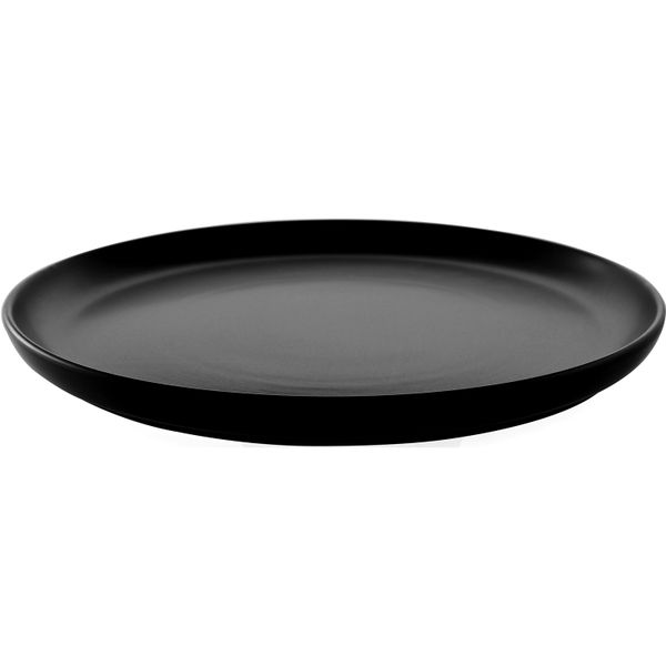 Eetrite Matte Black Round Platter, 38.5cm