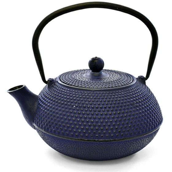 Eetrite Cast Iron Teapot, Blue, 600ml