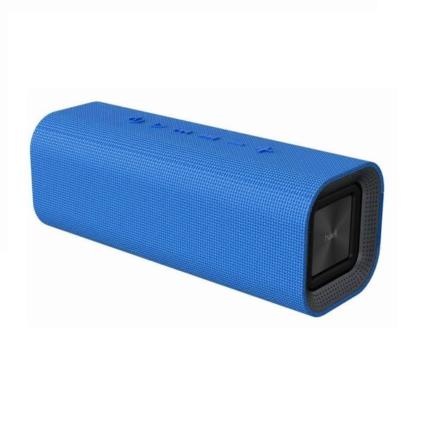 Wireless stereo speaker woven mesh blue (BLUETOOTH 4.2)