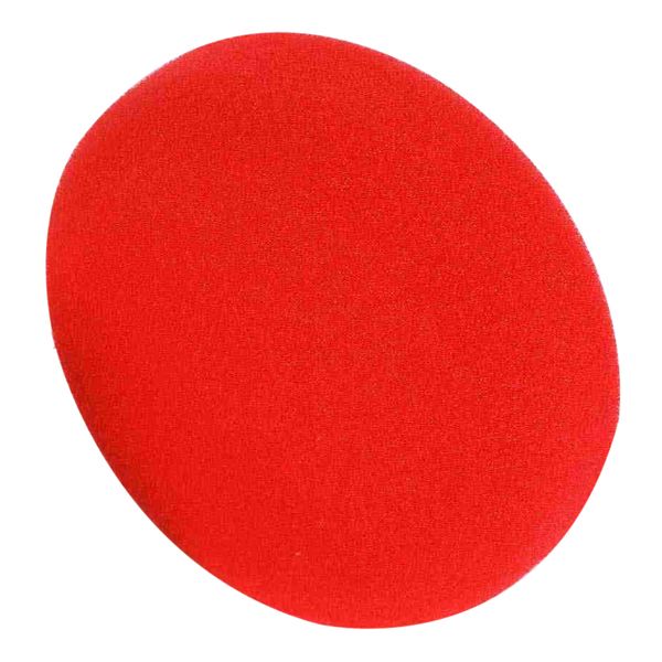 Flexipads Red Final Polish Foam 80mm X 25mm Hook &amp; Loop