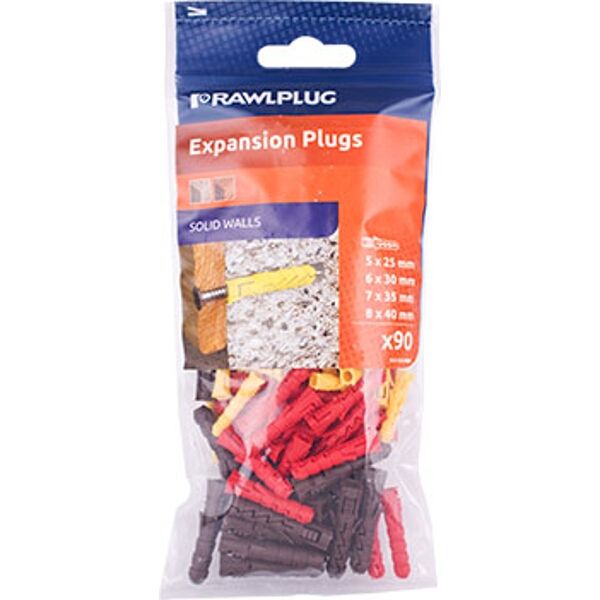 Rawlplug Nyl Expansion Plug Selection Bag