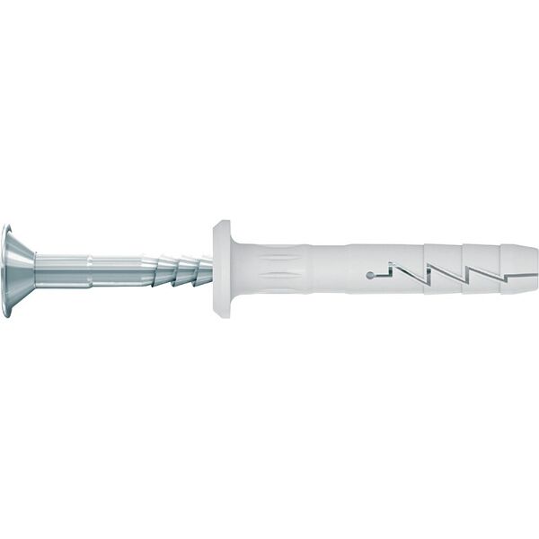 Rawlplug Nyl Hammer-In Fixing 8X80mm + Csk Head X50 -Box