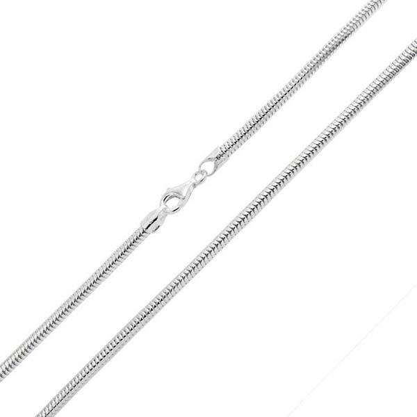 Solid Silver Snake Chain 50cm