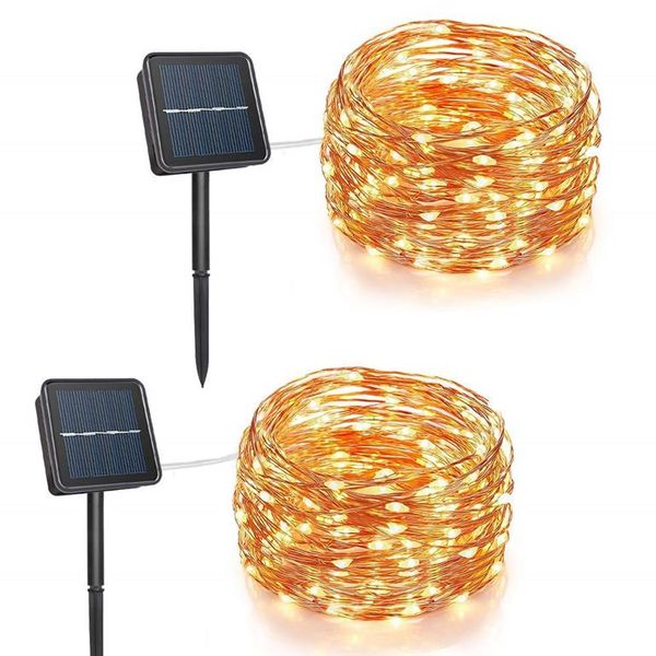 Lumina 10m Waterproof Solar Fairy String Light - 2 Pack