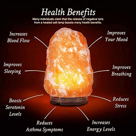 health benefits to salt lamps