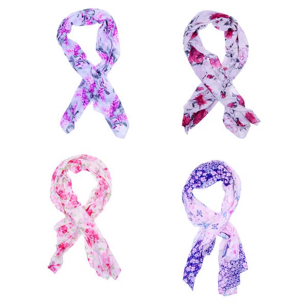 Four Pack of Floral Scarves
