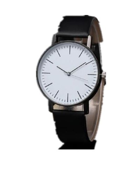 Miss Maxi White Dial Black Strap Analogue Watch