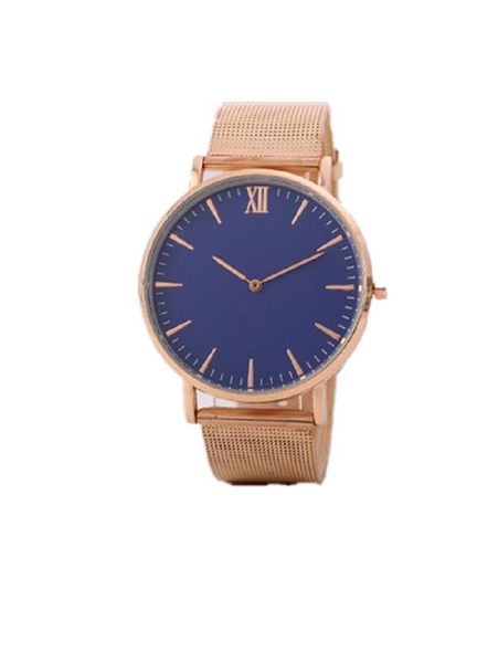 Miss Maxi Rose Mesh Blue Dial Analogue Watch