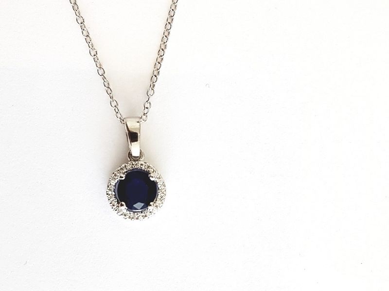 Miss Maxi Sterling Silver CZ Pendant on Chain