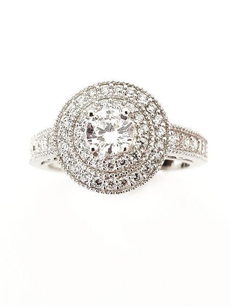 Miss Maxi Sterling Silver CZ Dress Ring