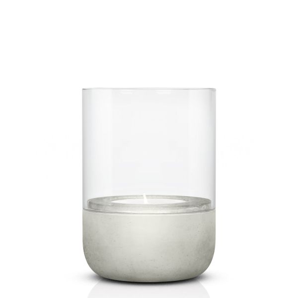 Blomus Candle Holder Concrete &amp; Glass Calma - Small