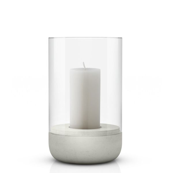 Blomus Candle Holder Concrete &amp; Glass Calma - Medium